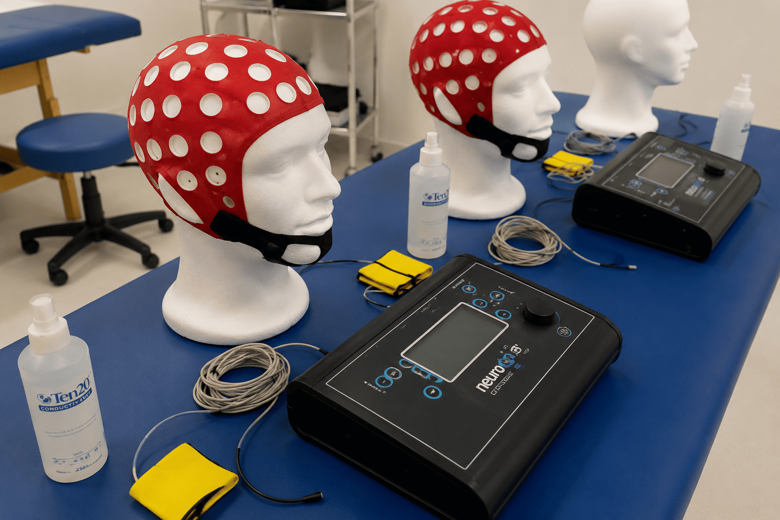 Sesión de Estimulación Magnética Transcraneal en fisioterapia paso a paso