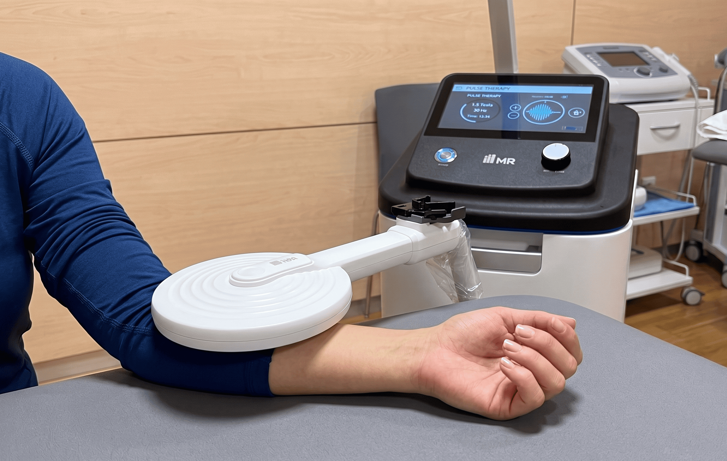 Sesión de magnetoterapia paso a paso en FisioSinergia, Málaga